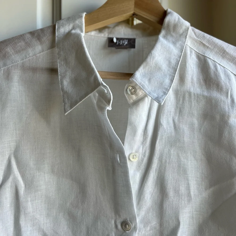 Linen Button-Up Shirt - Picture 2 of 3